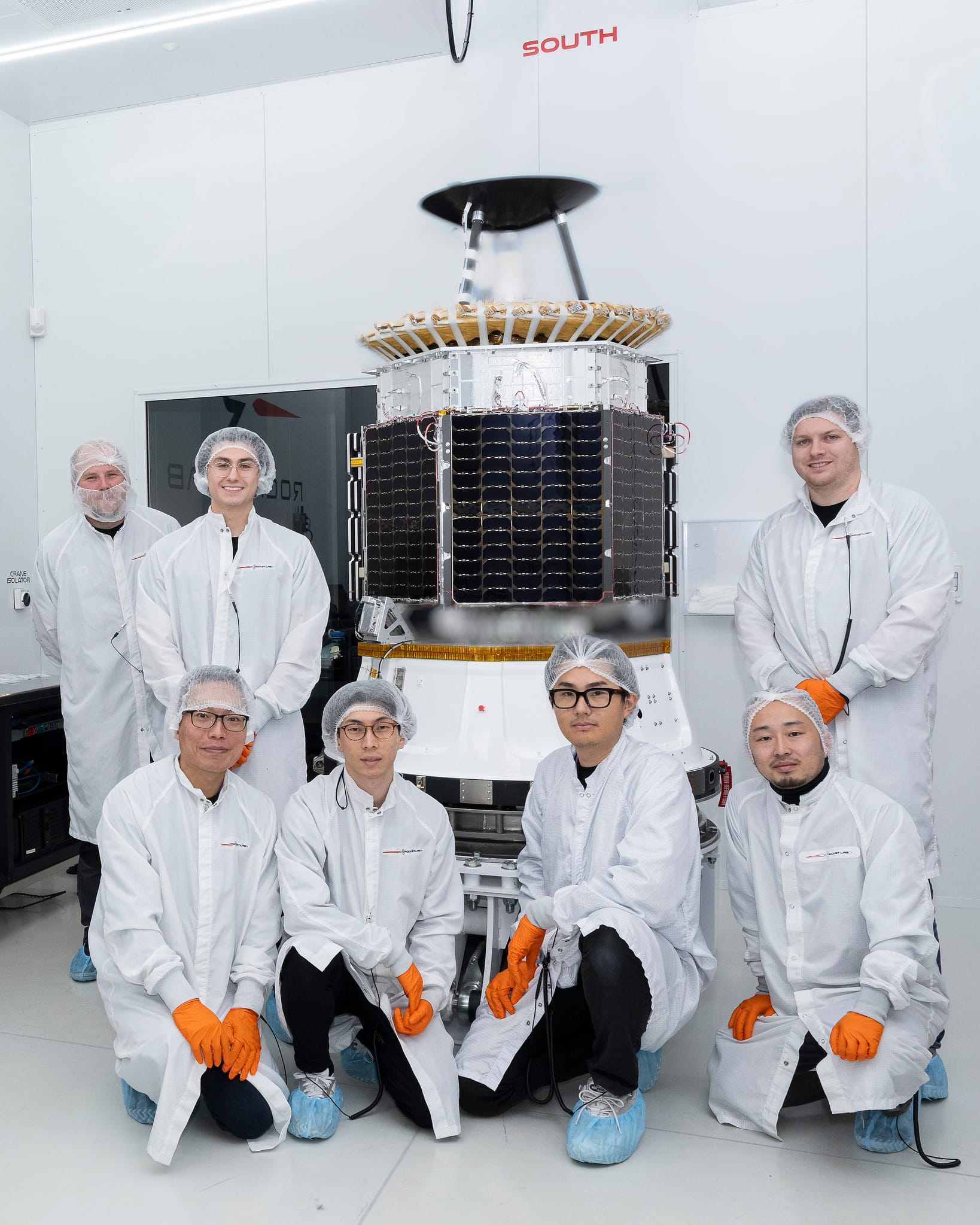 TSUKUYOMI-I during payload integration. ©Rocket Lab