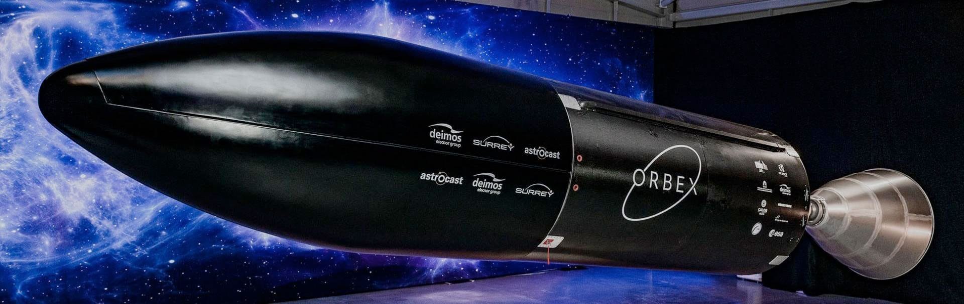 Orbex Prime's second stage 1/1 scale model. ©Orbex