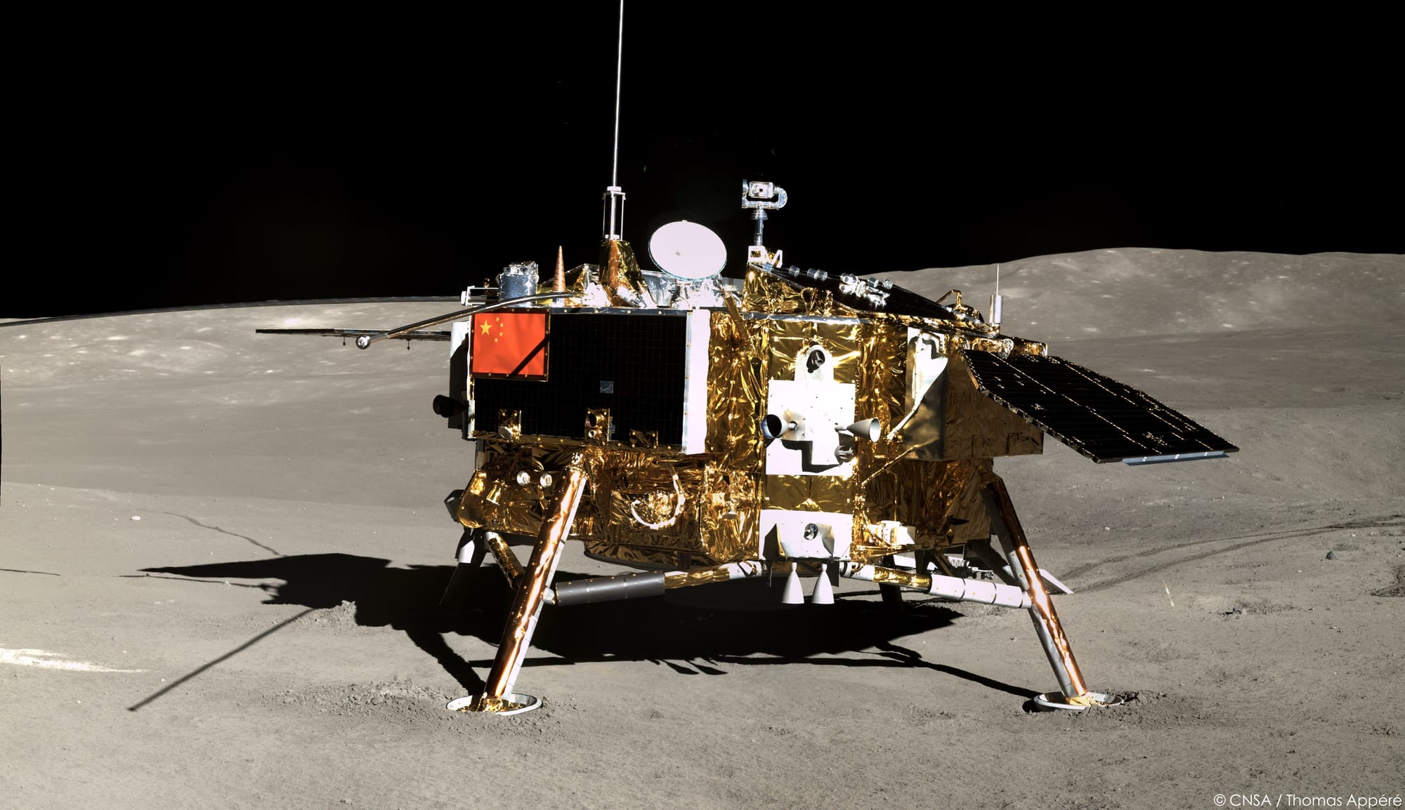 Celebrating five years since Chang'e 4's historic landing!