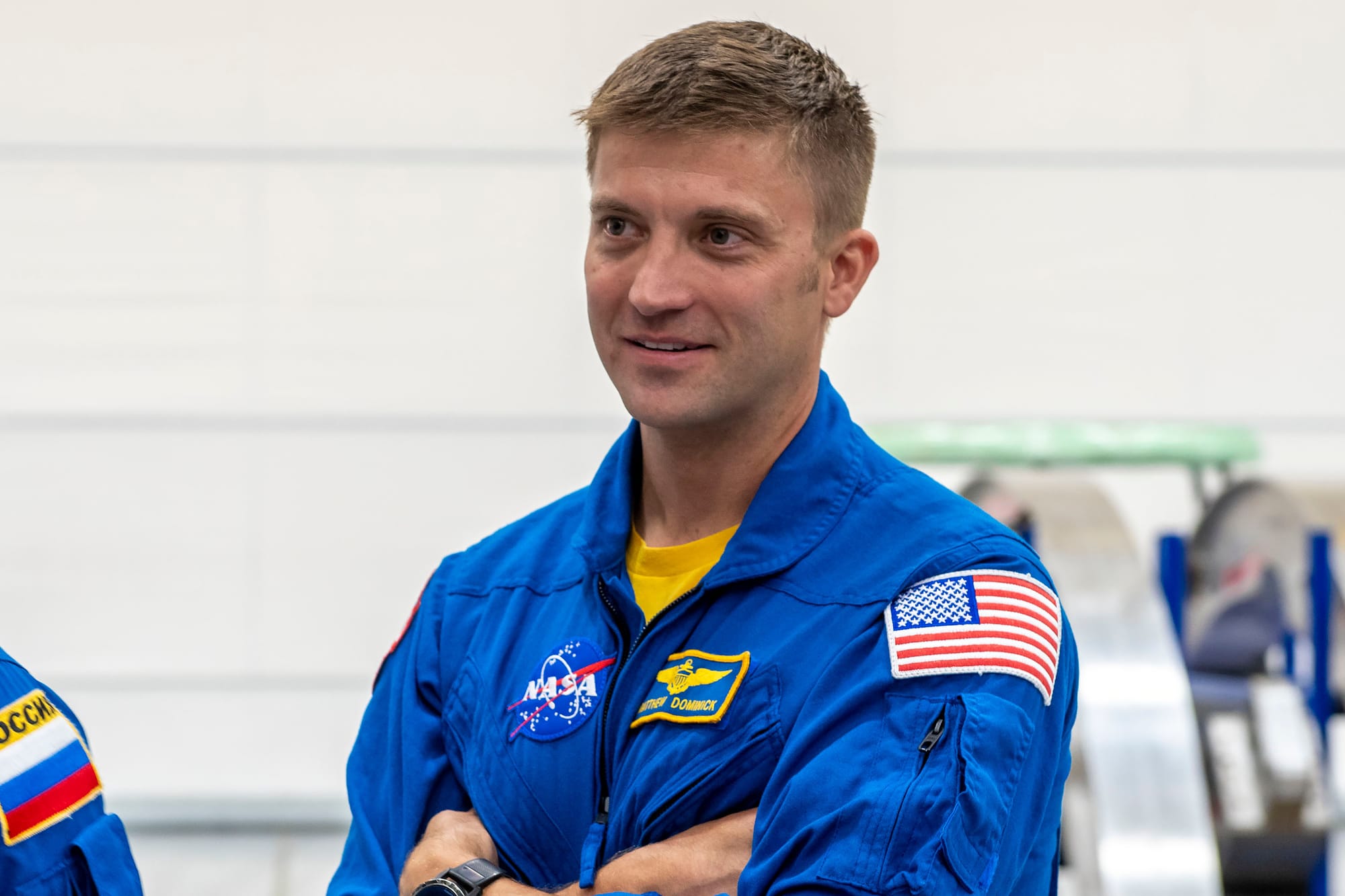 Matthew Dominick during training. ©NASA