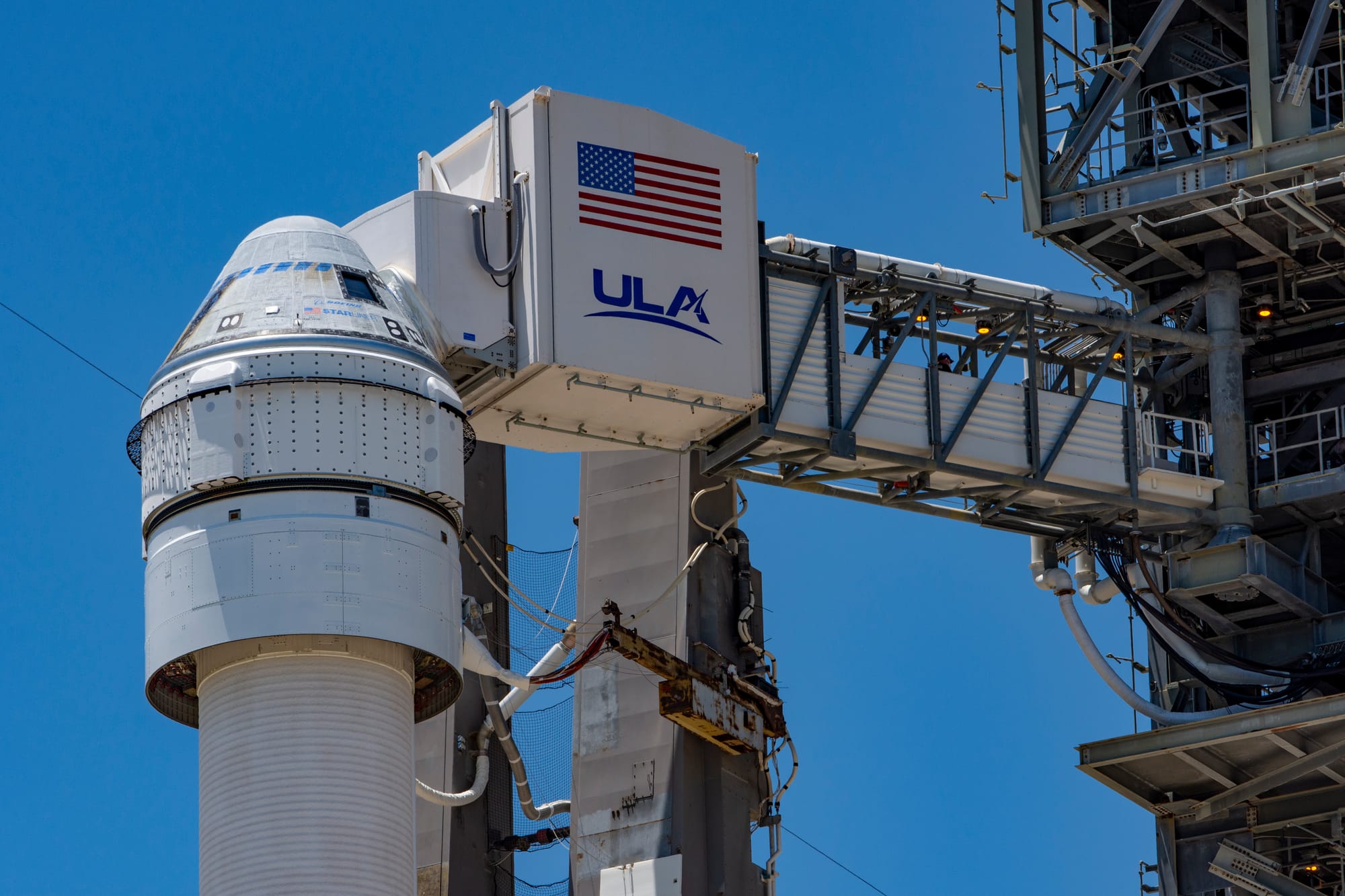 Starliner atop of an Atlas V at Space Launch Complex 41. ©United Launch Alliance