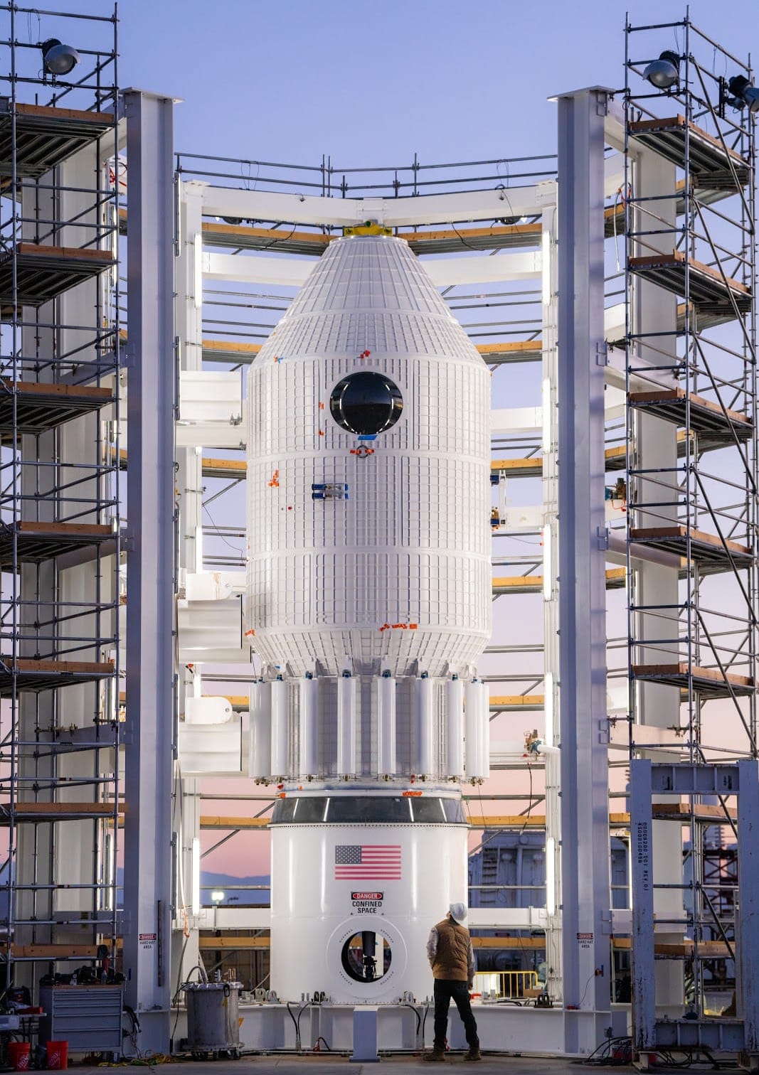 Haven-1 during testing in Mojave, California. ©Vast Space