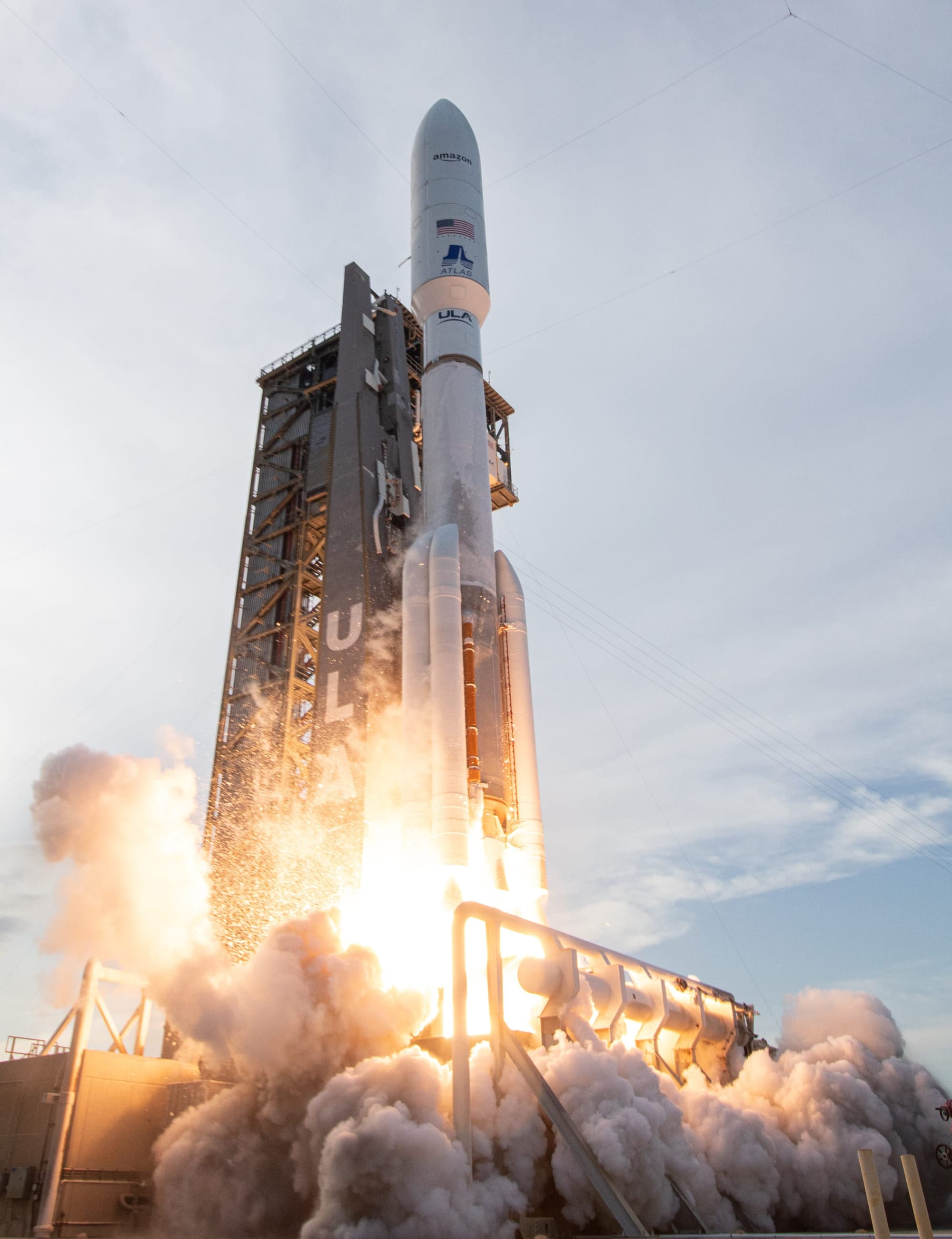 Atlas V lifting off from Space Launch Complex 41 for KA-01. ©United Launch Alliance