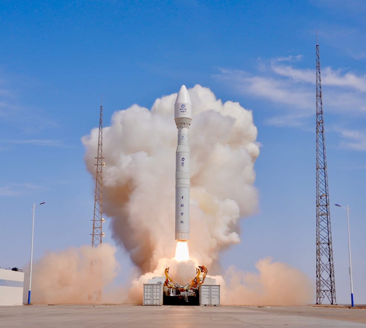 CAS Space's Kinetica-1 rocket lifting off from the Jiuquan Satellite Launch Center.