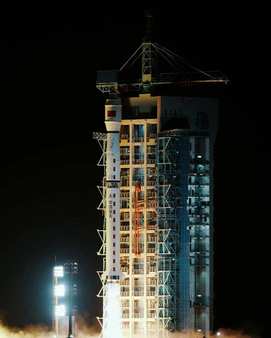 The Long March 4C Y45 vehicle lifting off from the Jiuquan Satellite Launch Center on September 26th.