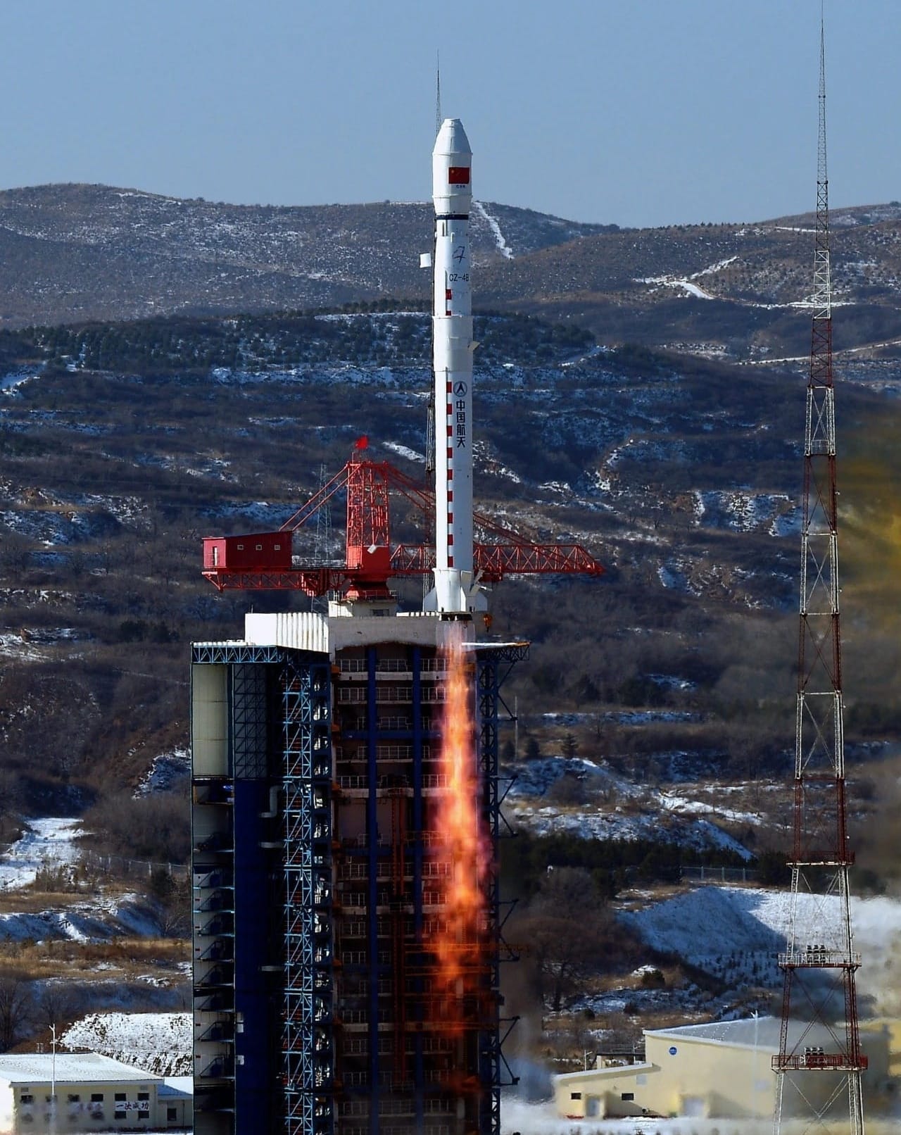 The Long March 4B Y61 vehicle lifting off from Launch Complex 9 on December 16th.