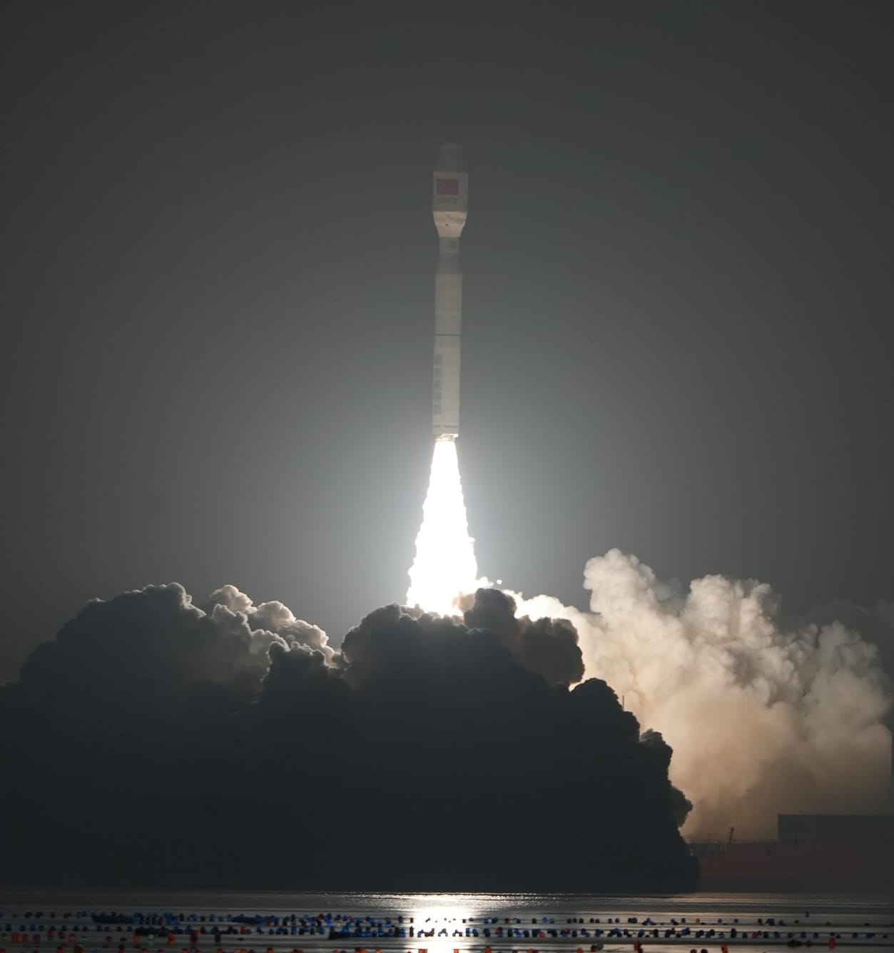 The Jielong-3 Y10 vehicle lifting off from the Yellow Sea on March 22nd 2026.