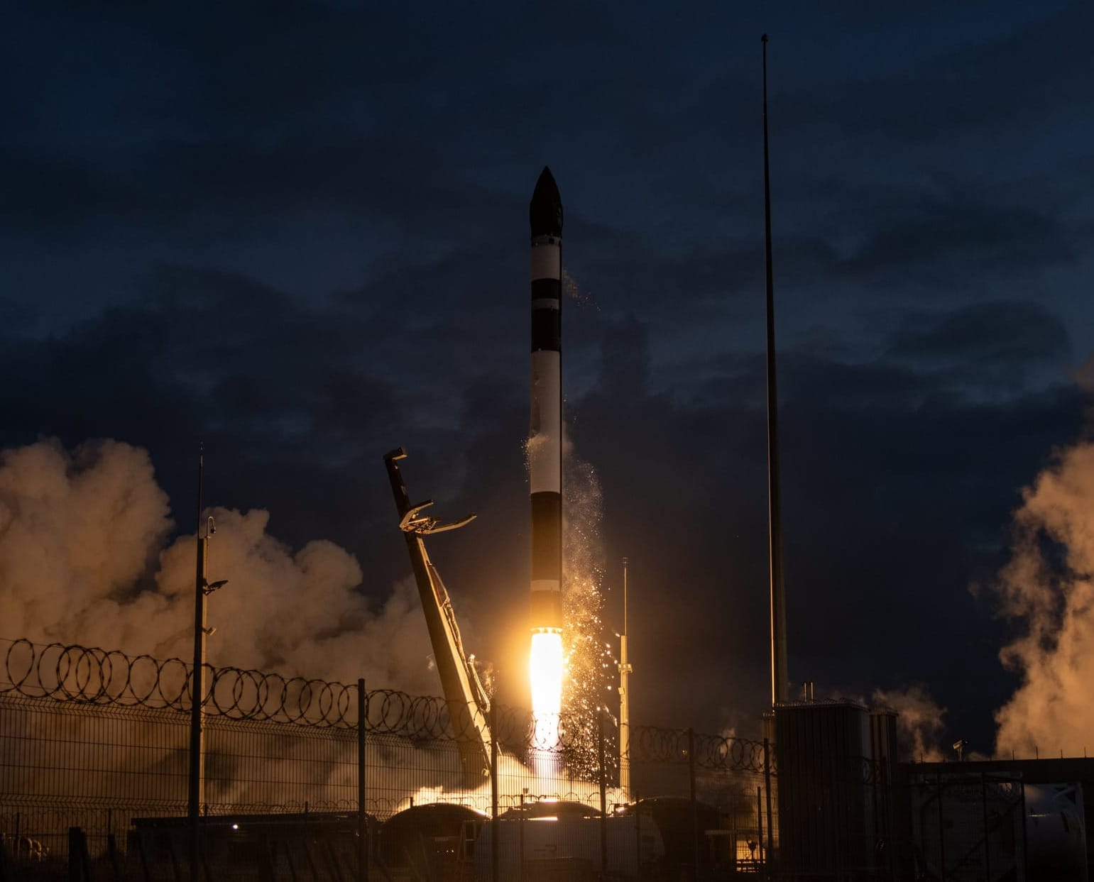 Electron lifting off from Launch Complex 1B on March 20th 2026. ©Rocket Lab