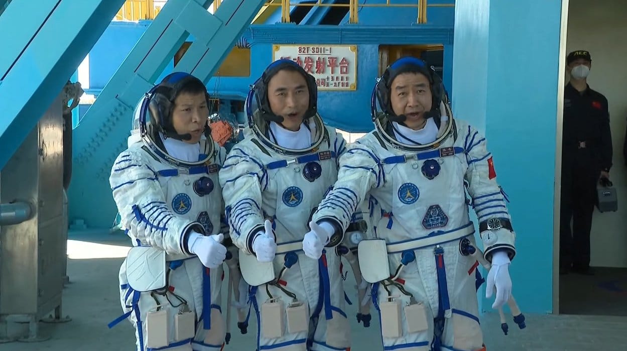 Shenzhou-20 Crew Arrives at China's Tiangong Space Station
