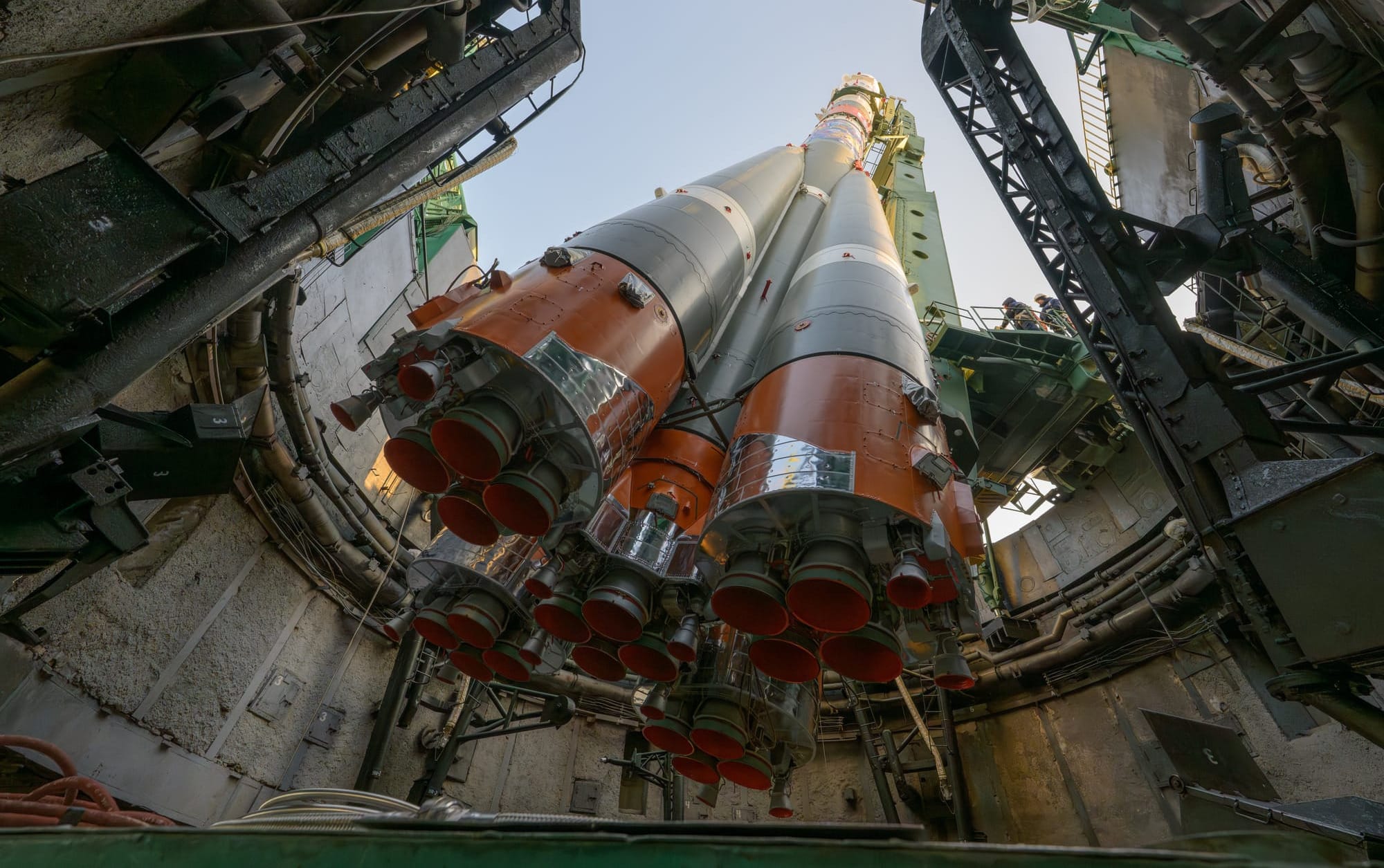 Soyuz MS-28 Mission Leaves Damage to Its Baikonur Launch Pad
